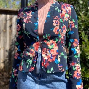 Floral Blazer